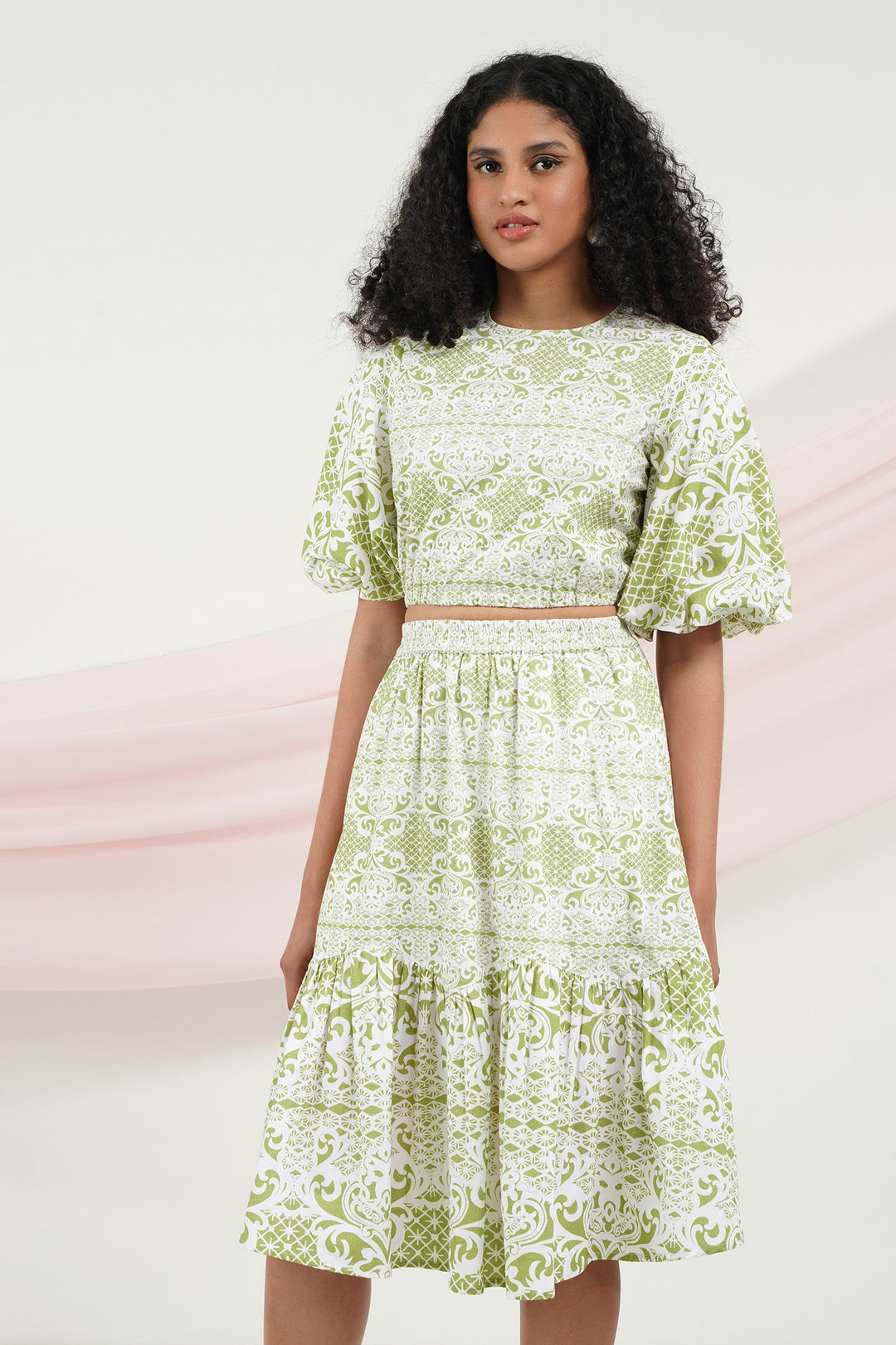 I Do Skirt - Green Lace
