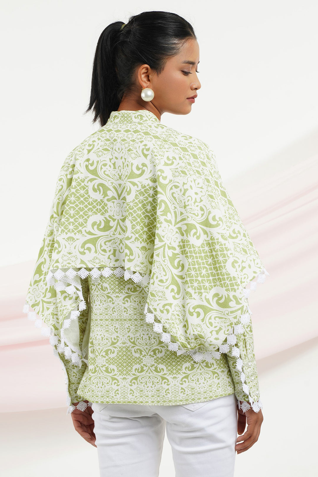 Koffee Top - Green Lace