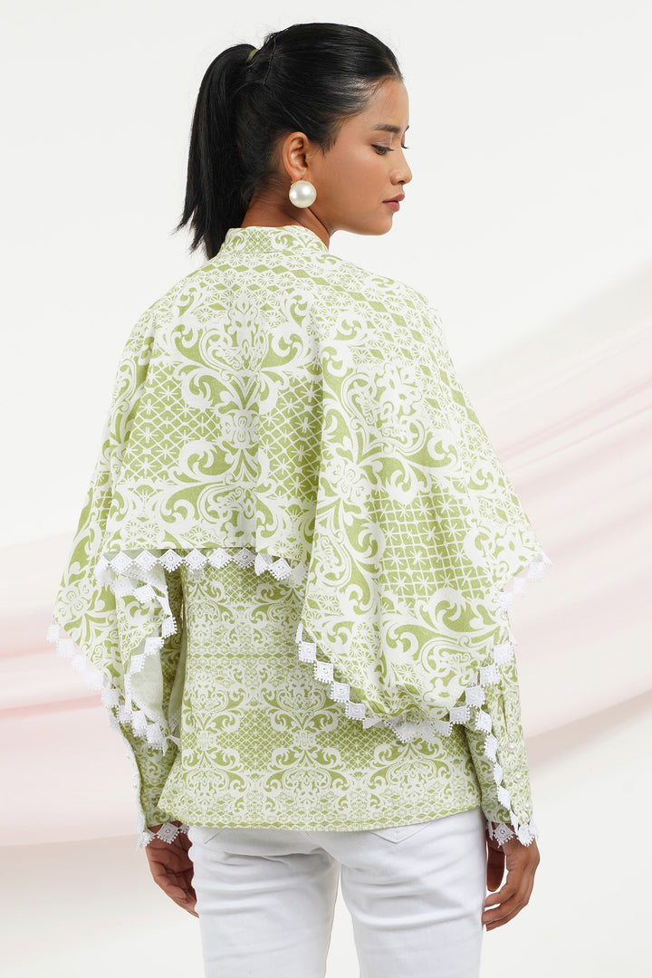 Koffee Top - Green Lace