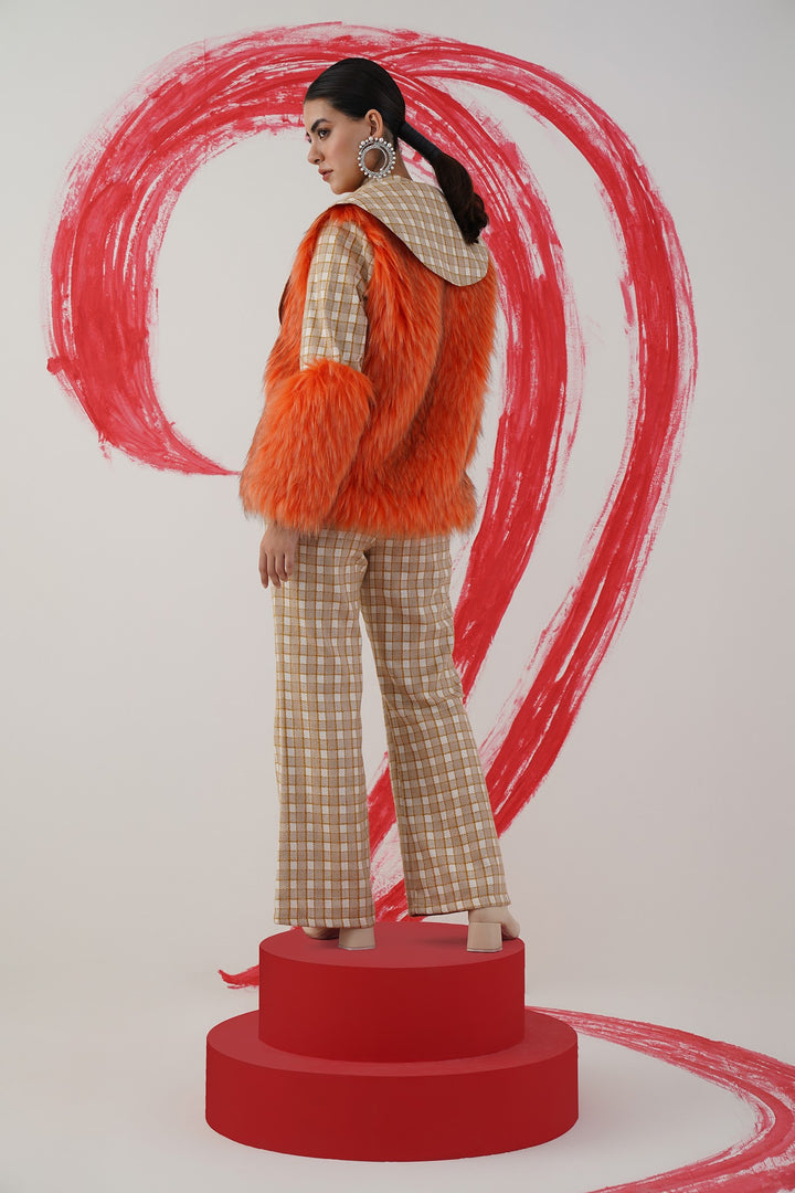 collar jacket- mustard