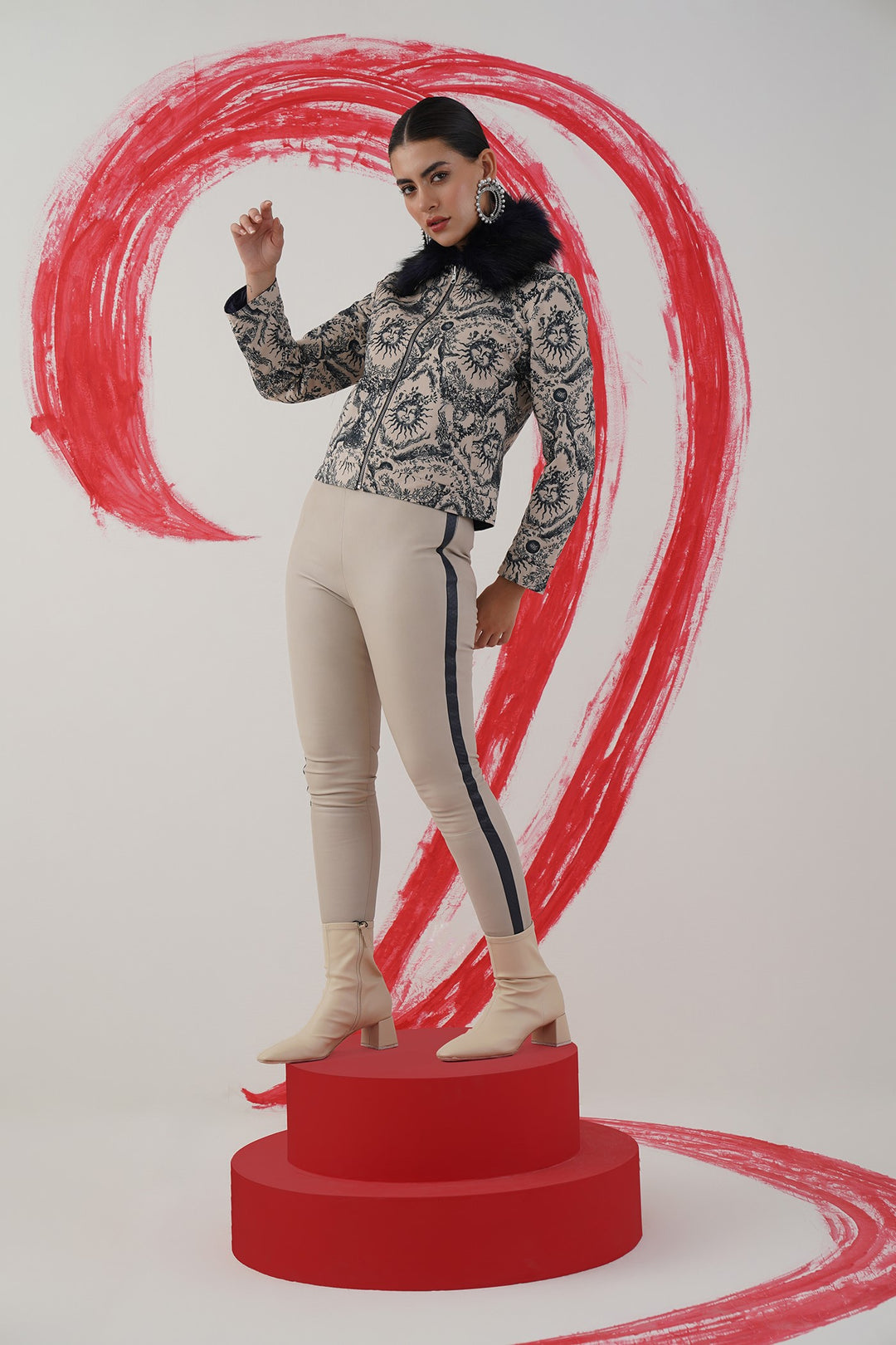 double trouble jacket navy