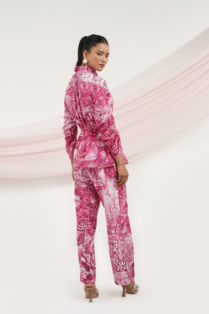 Chase Top- Pink Butterfly