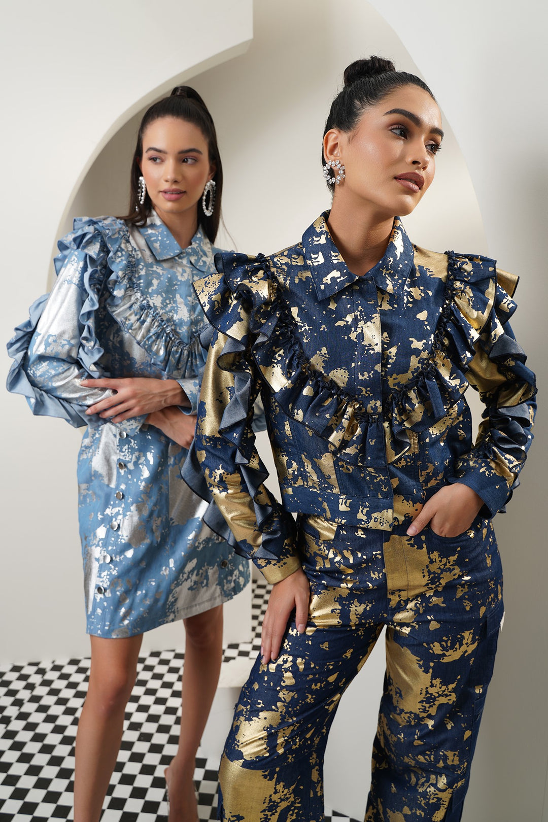 Galaxy Top- Navy Blue