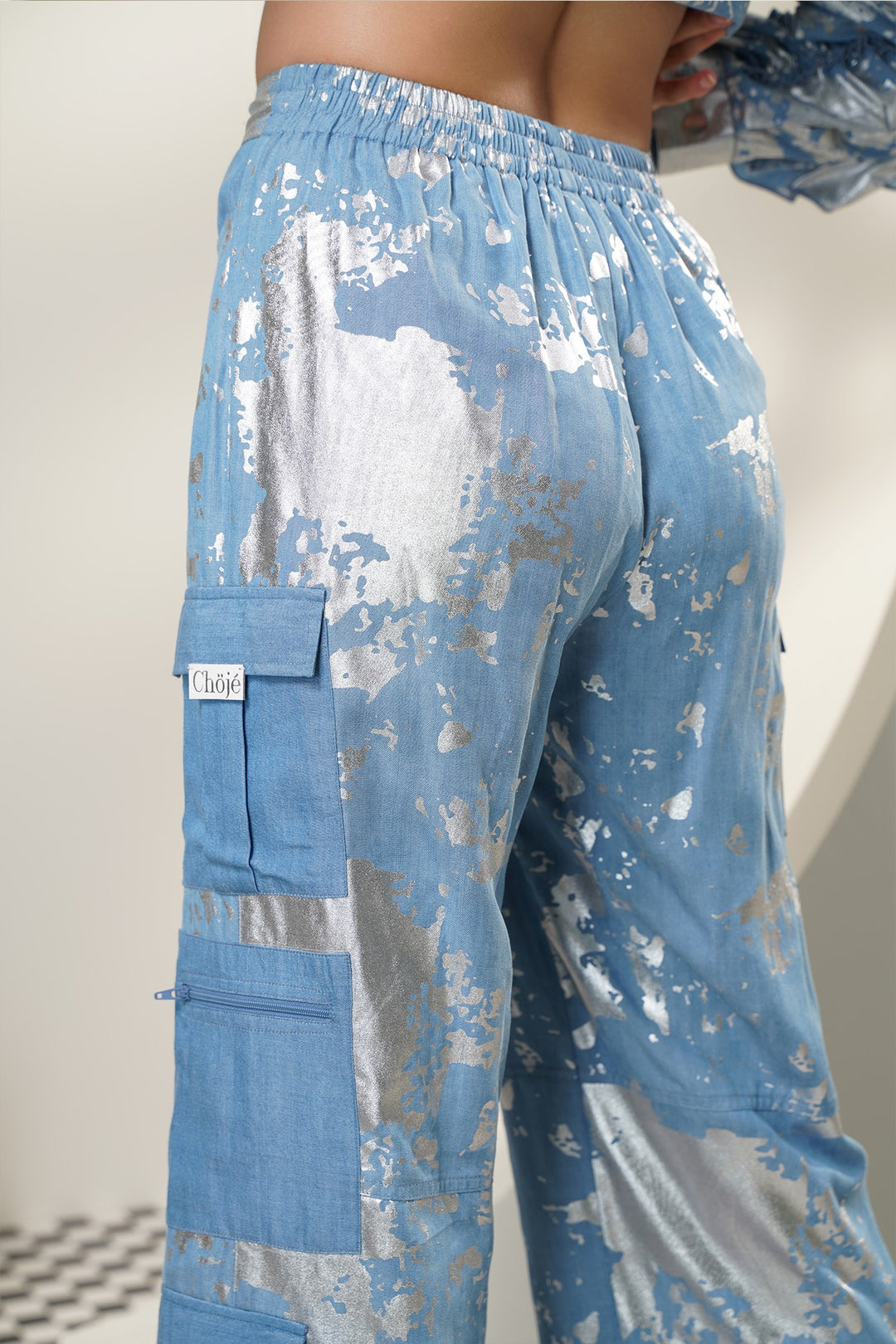 Galaxy Pants- Sky Blue