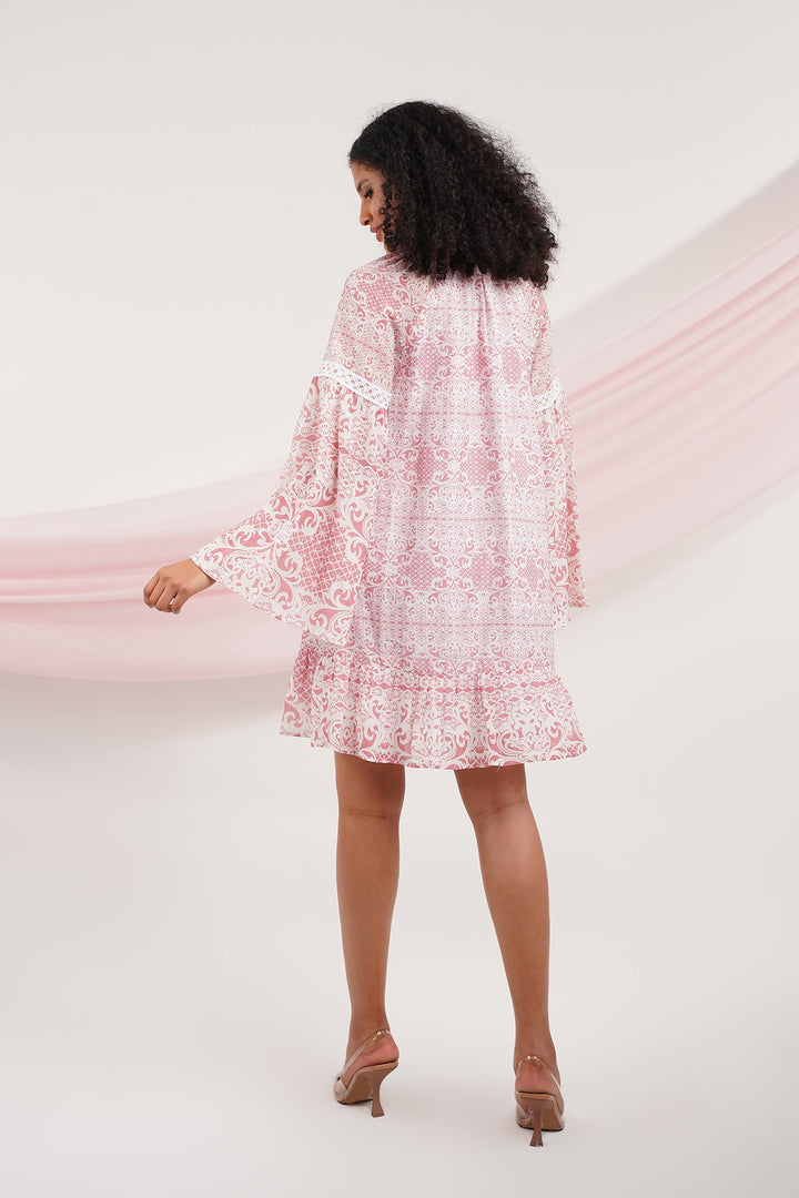 Curizio Dress - Pink Lace