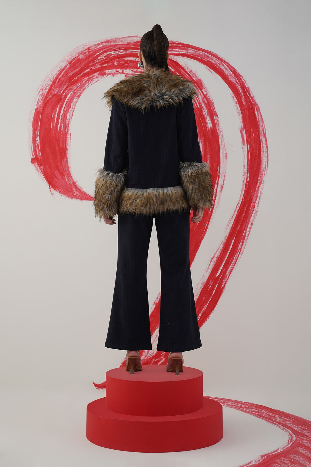 gardenia jacket- navy/ grey