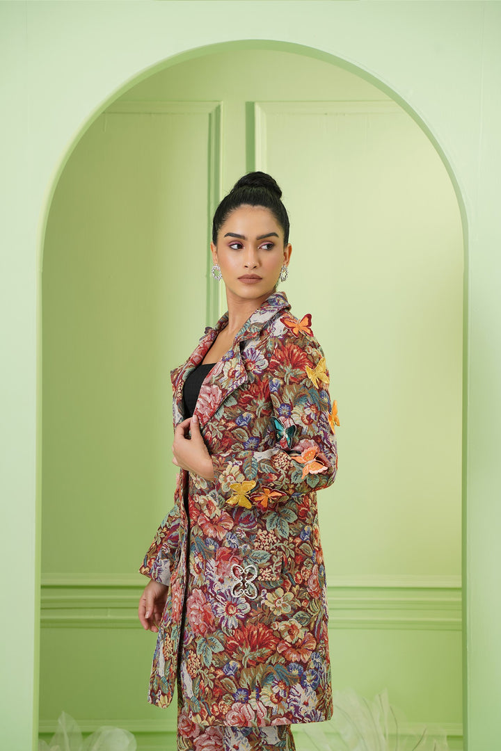 Mirangi Overcoat - Roses