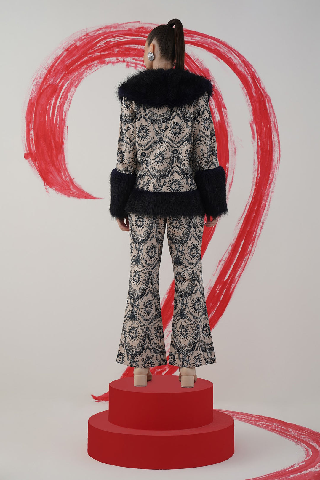 gardenia jacket- sun print