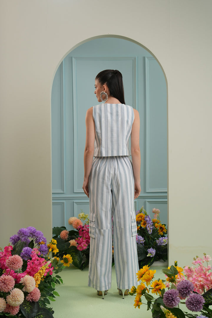 Kitty koo top  - stripes