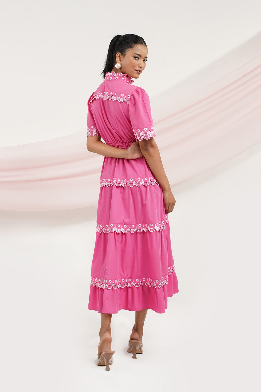 Dilly Dally Dress -Bubble Gum
