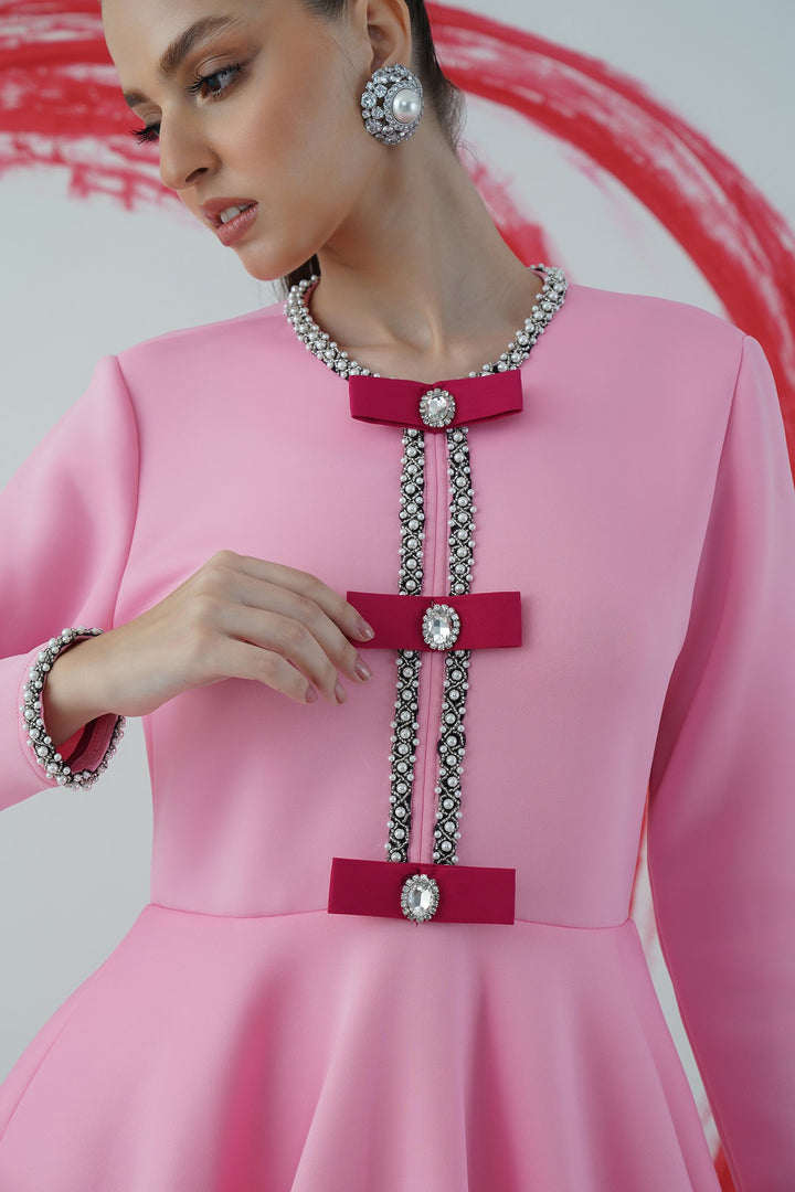 Patra dress- pink and baby pink