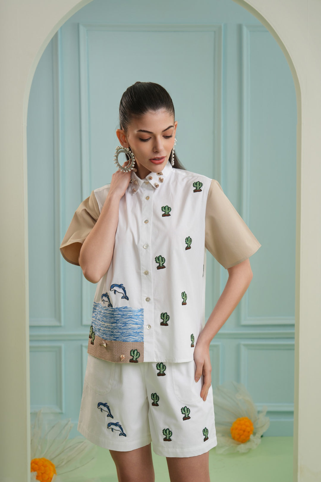 Vacay mode on shorts-beach