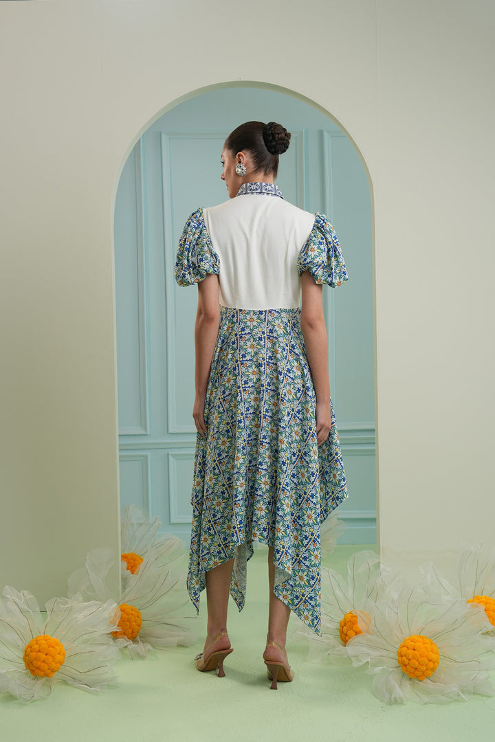 Golden mile dress - mosaic