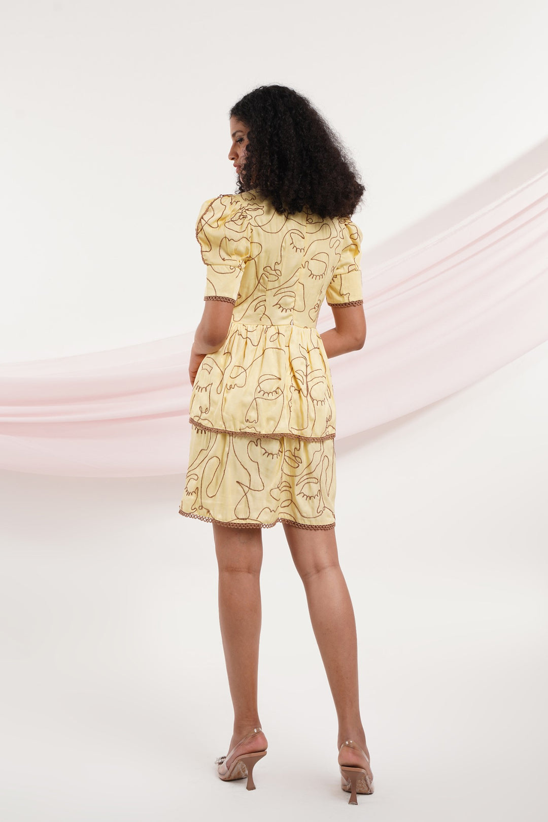 Fantastic Dress - Yellow Faces