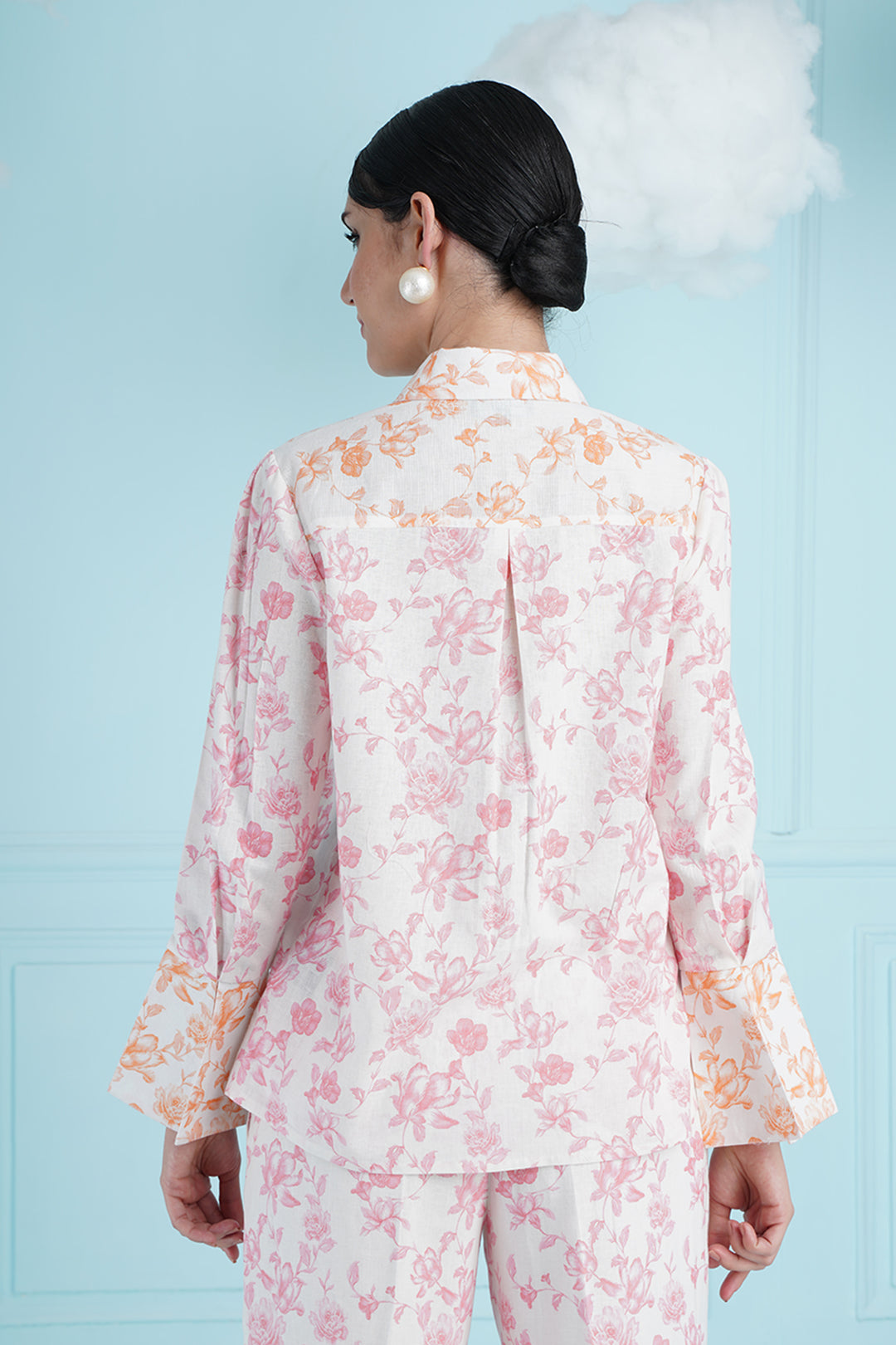 Hisani Top - Orange And Pink