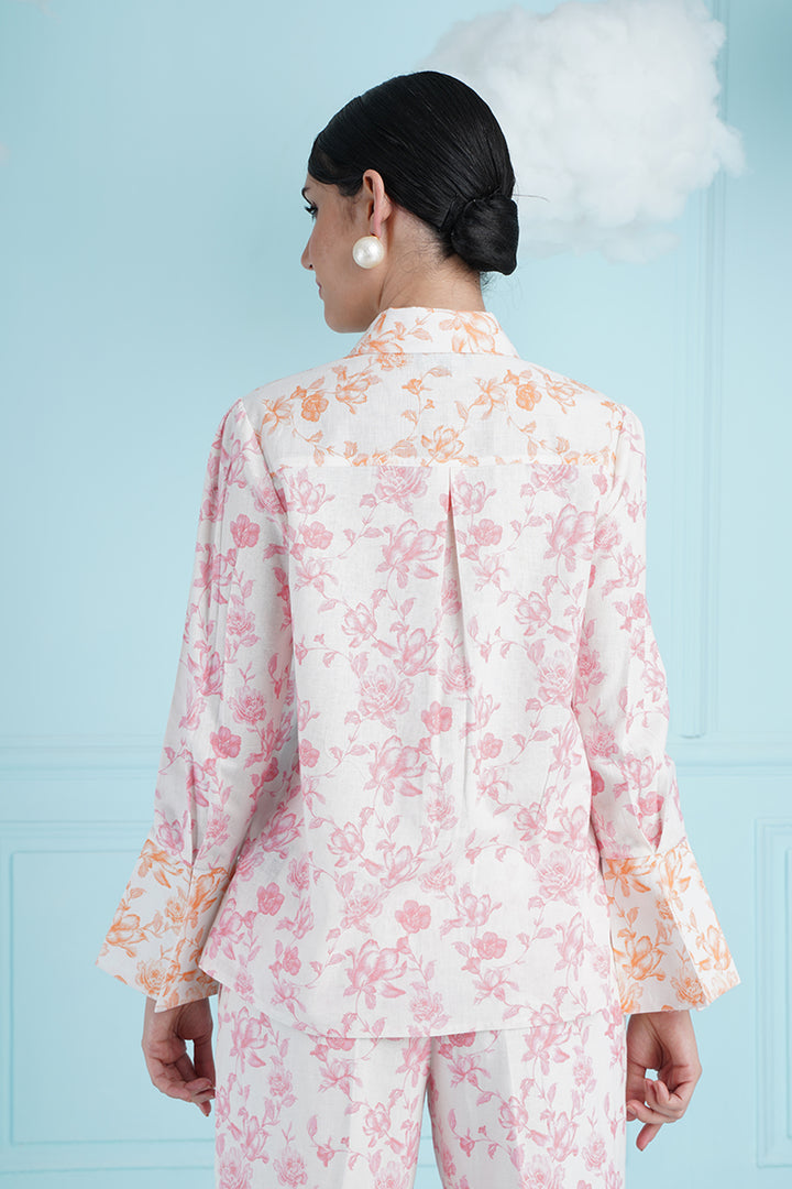 Hisani Top - Orange And Pink