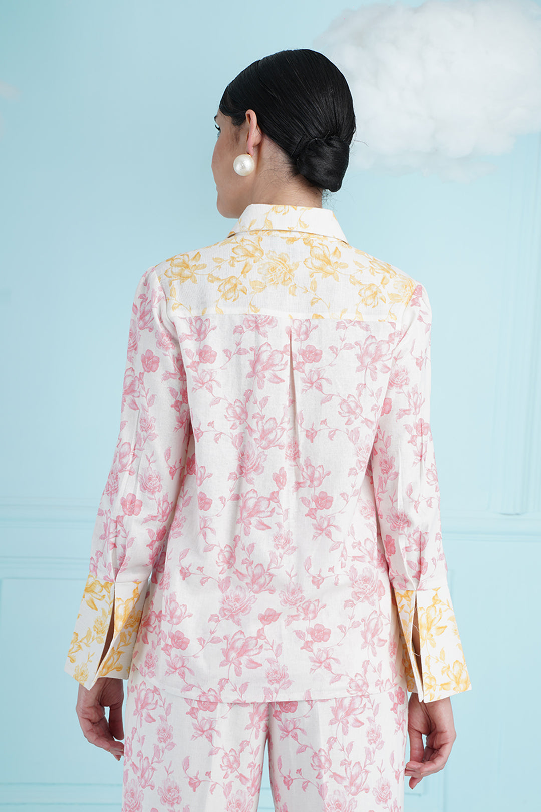 Hisani Top - Yellow And Pink