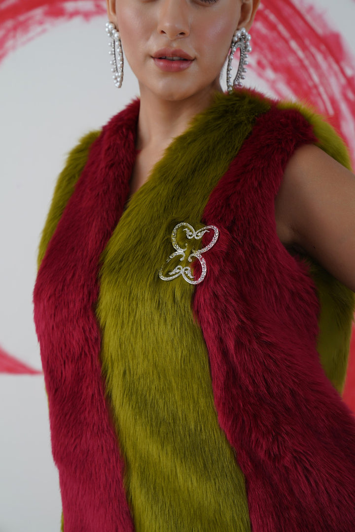 Scooby jacket - red and green