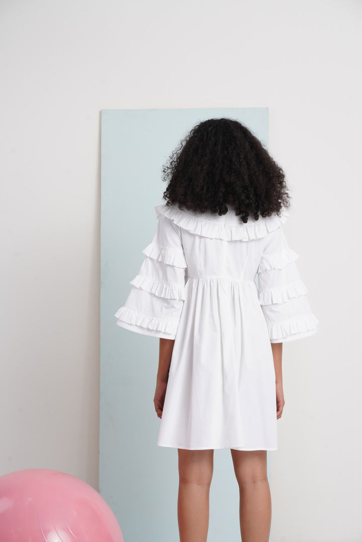 Baby Doll Dress- White