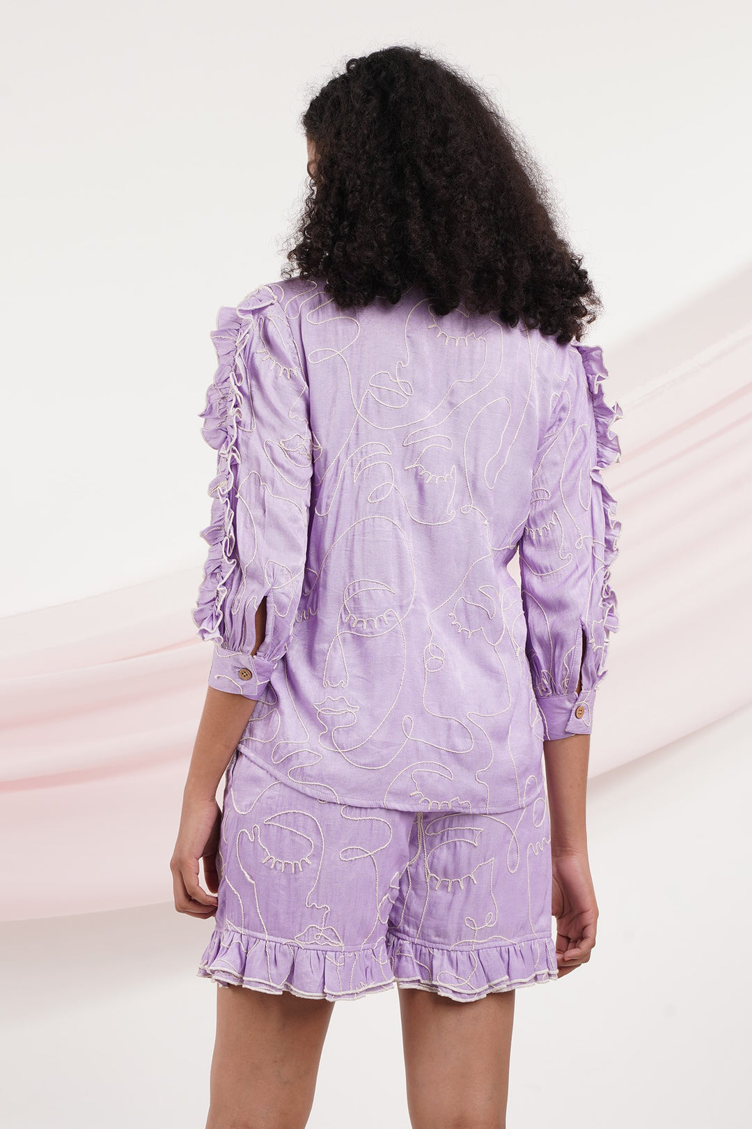 Head Over Heels Top- Faces Lavender