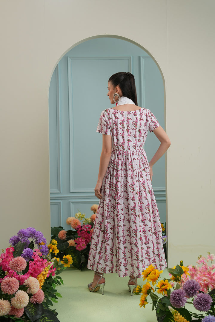 Pamplona dress-bougainvellia