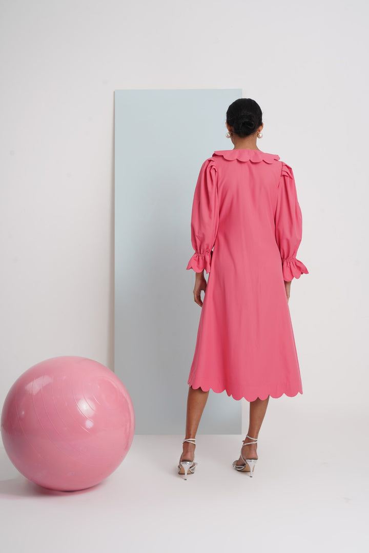 Bakiza Dress- Coral