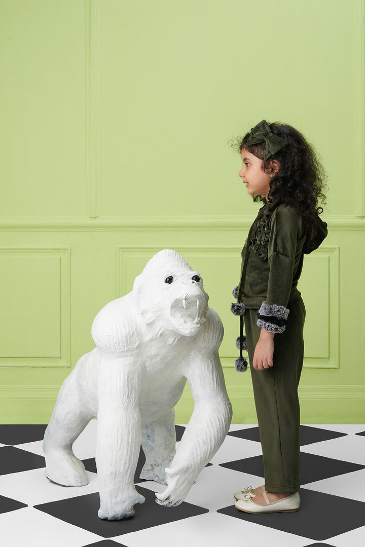 It Girl Top- Olive-Kids