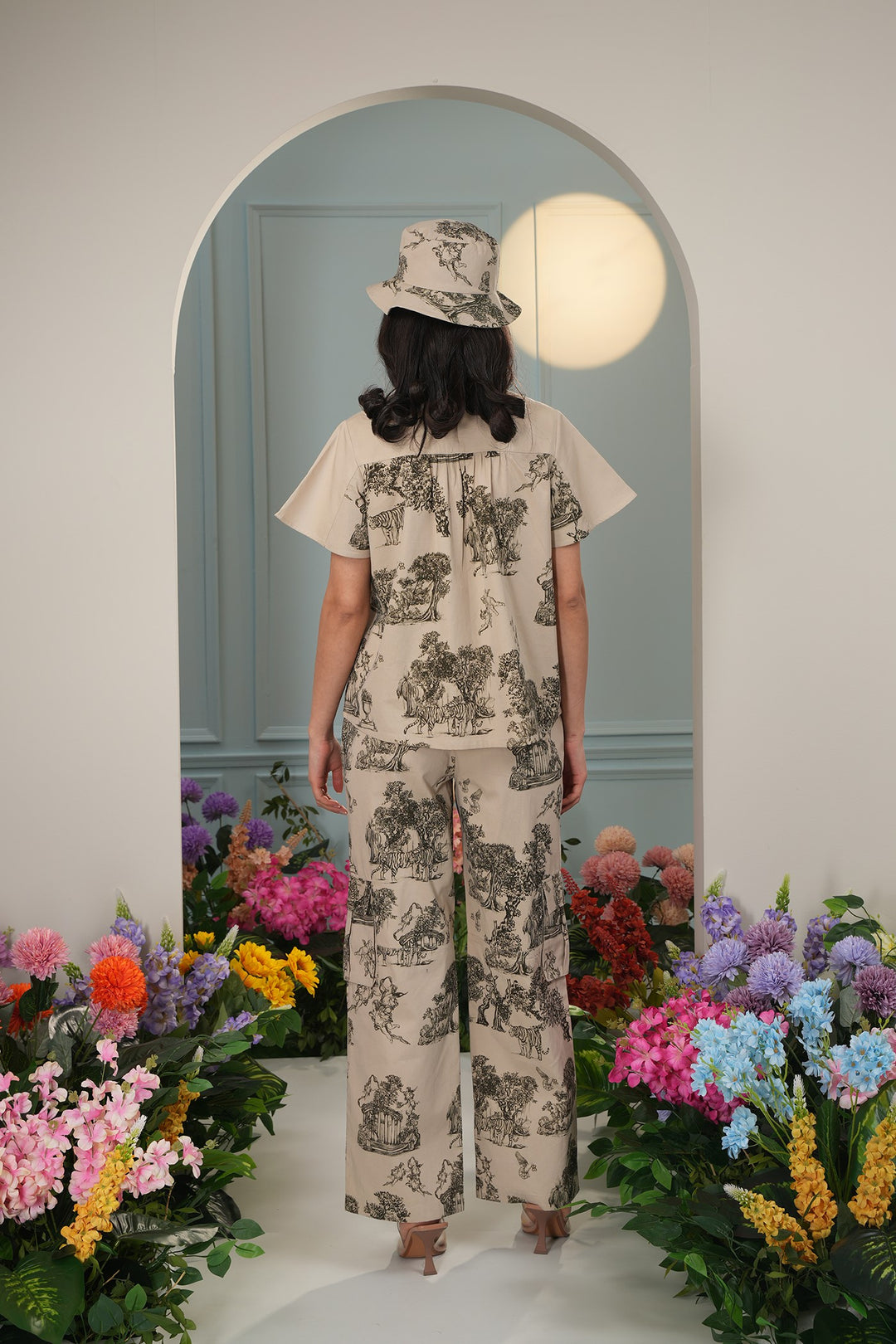 Kamponski Top - Toile Beige