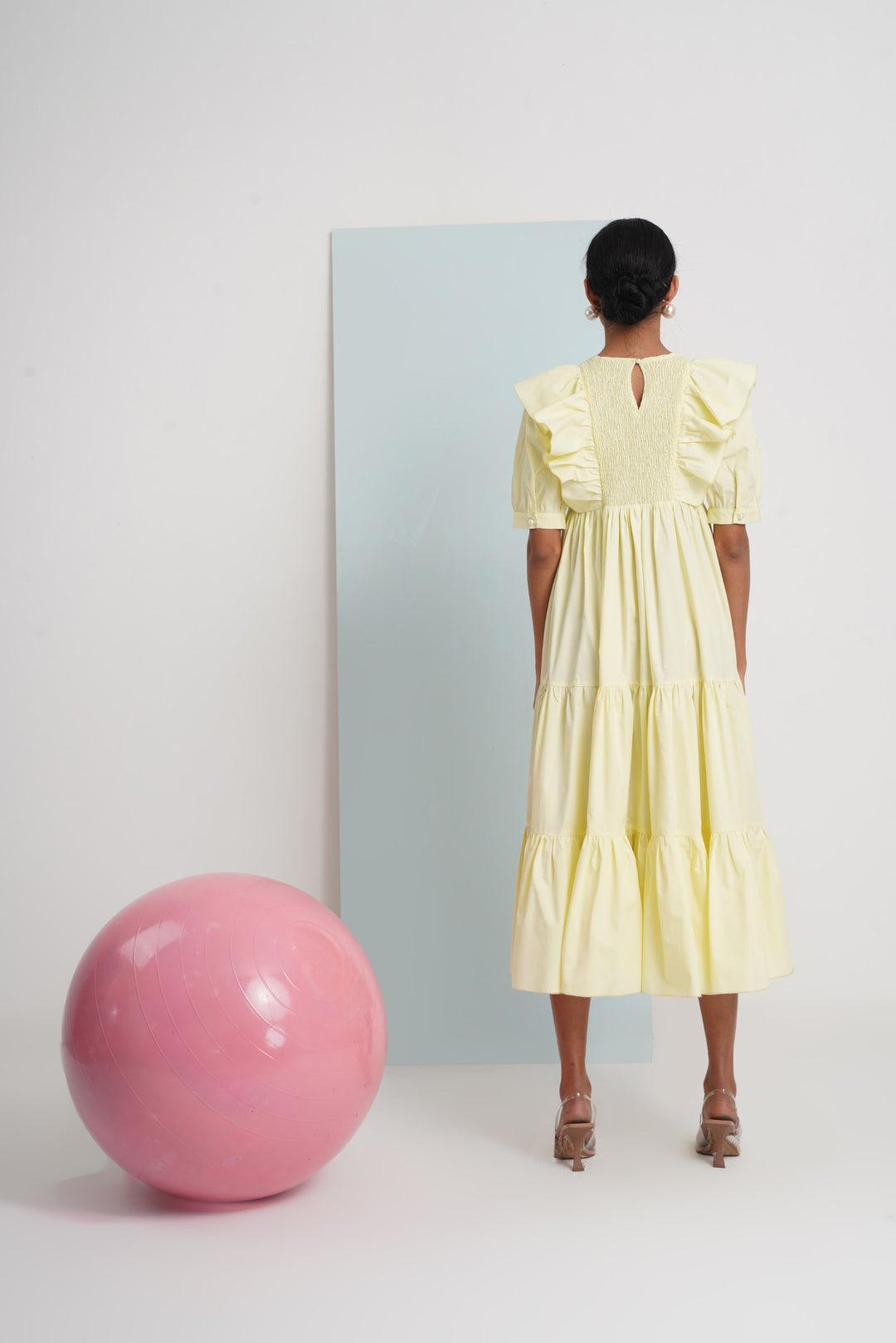 Runway Dress- Yellow