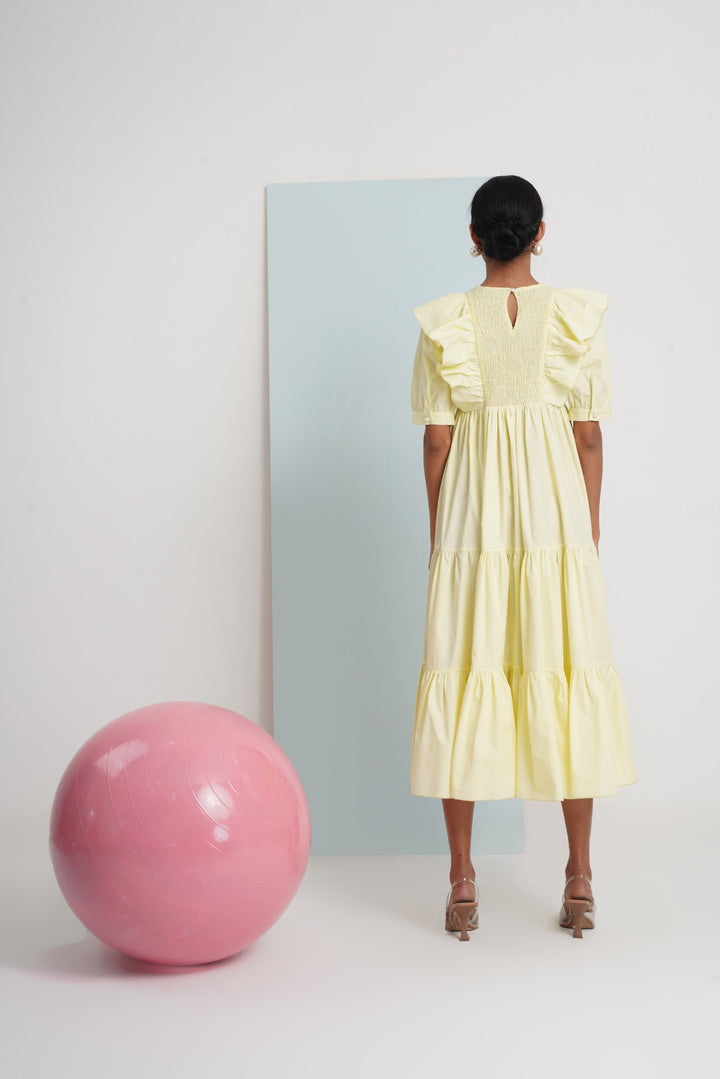 Runway Dress- Yellow