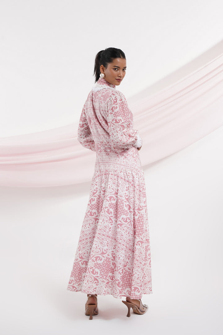 La Vie En Rose Dress - Pink Lace