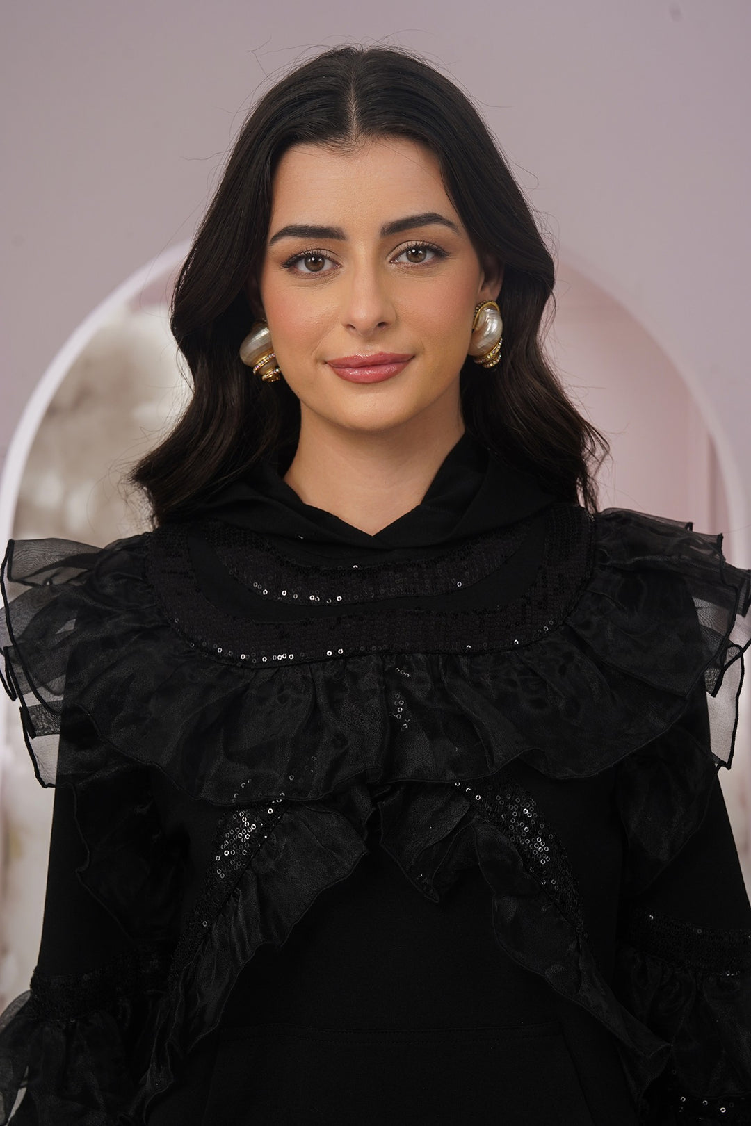 fashionably late hoodie - black