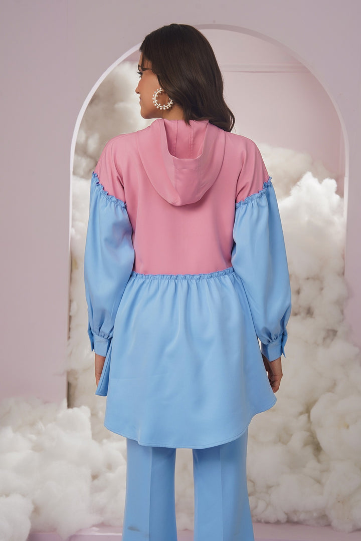 The OG top - pink and blue