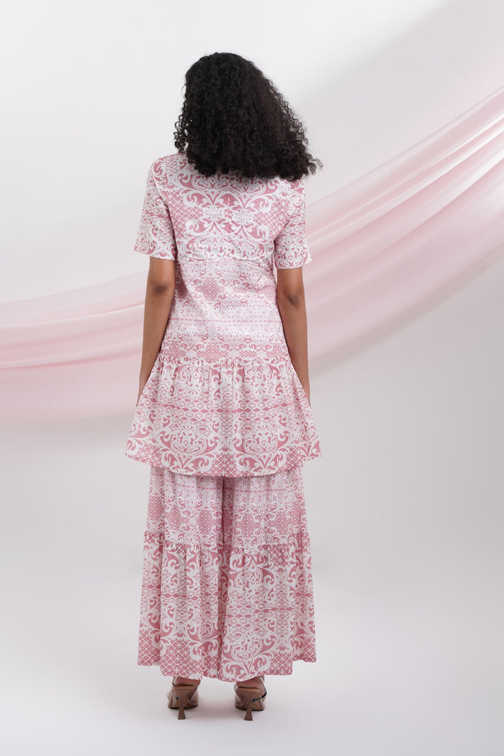 Moving On Top-Pink Lace