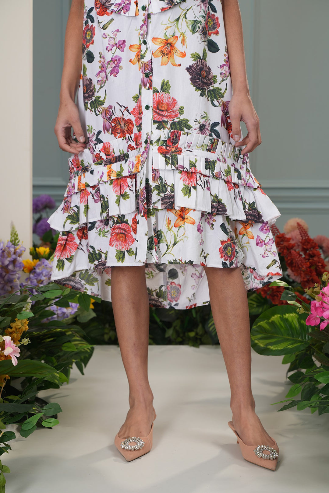 Mayan Dress-Botanical