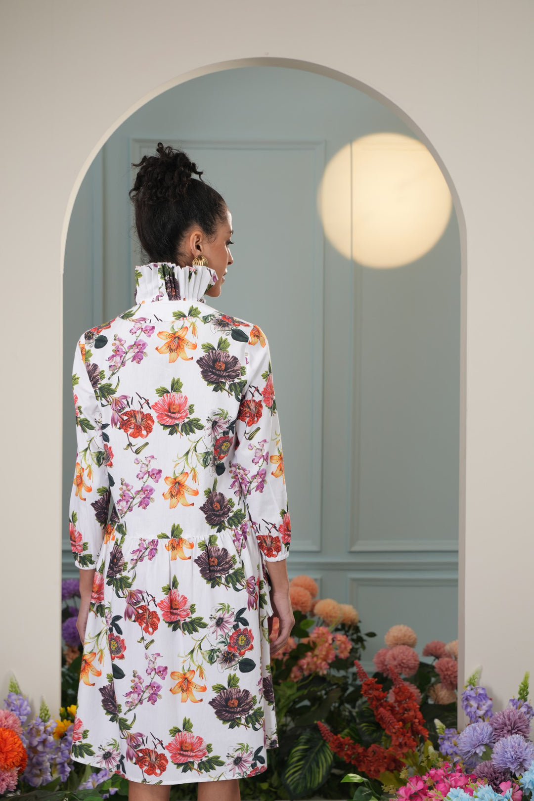 Moon Dress- Botanical