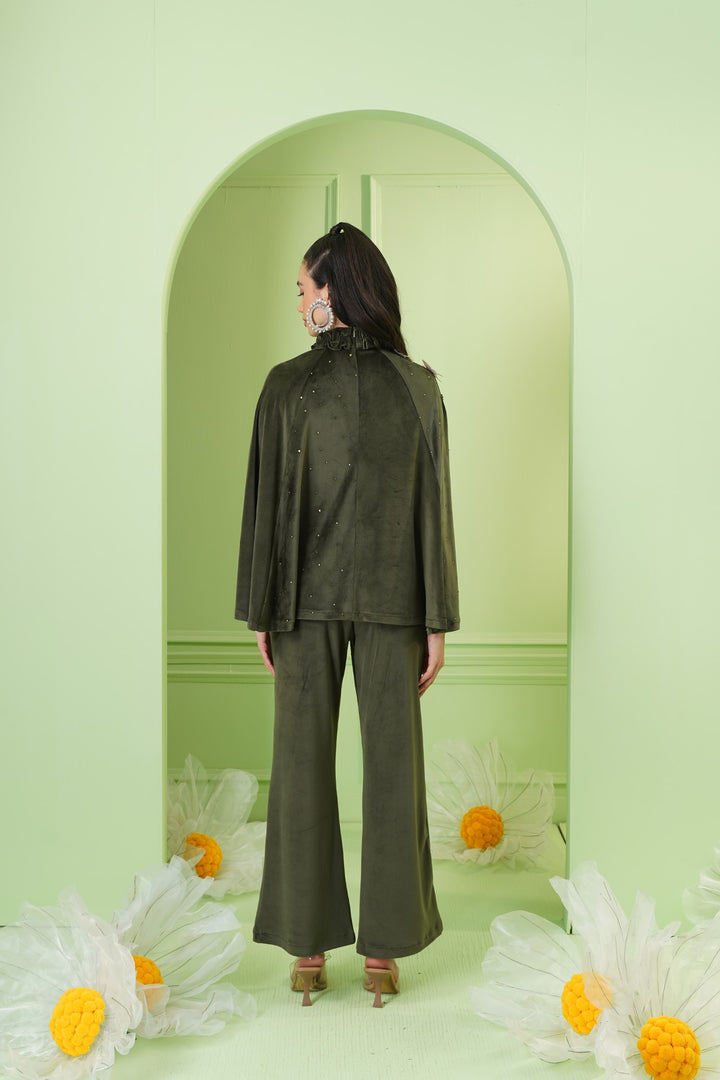 Ethi Cape - Olive Green