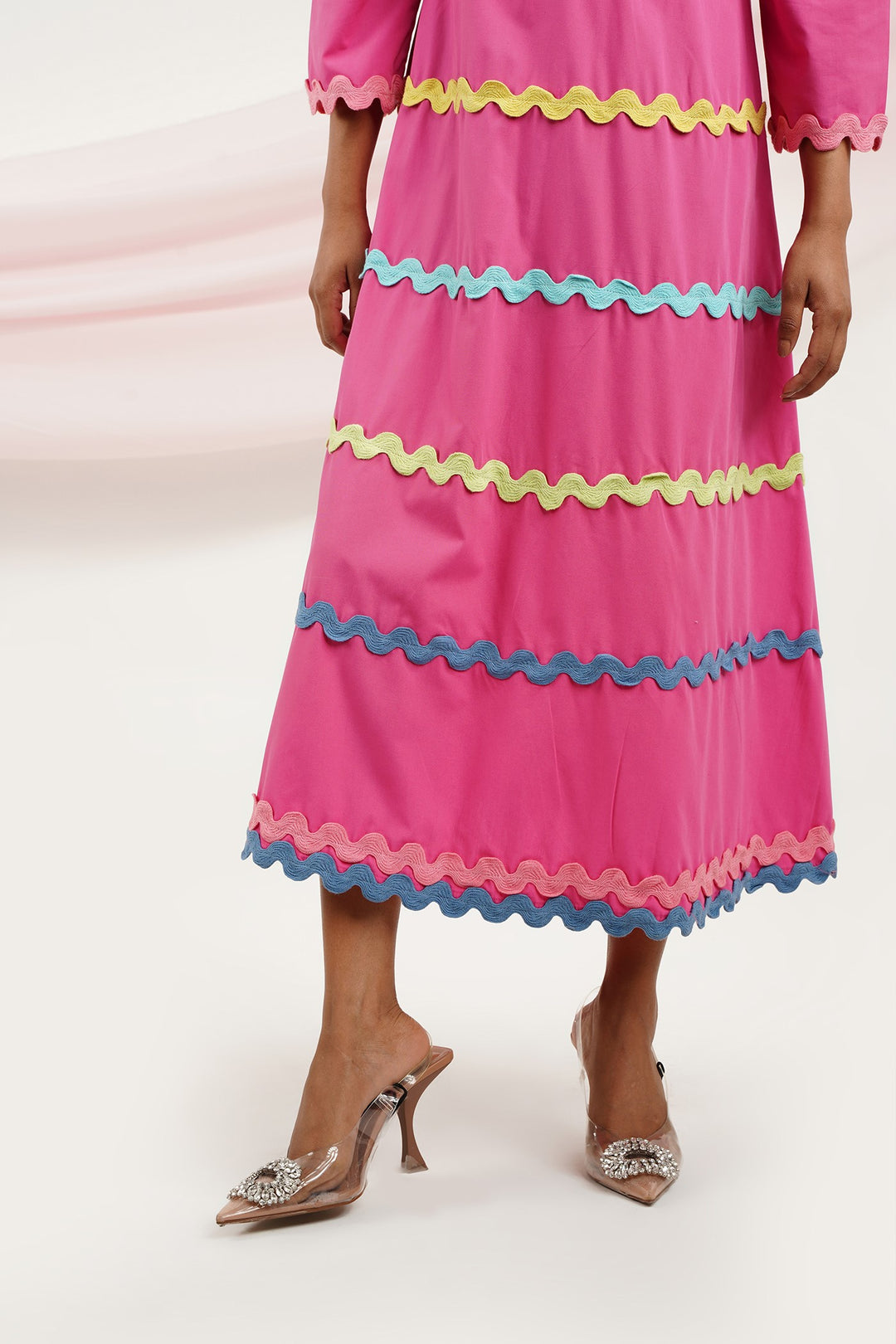 Shimara Dress- Bubblegum Pink