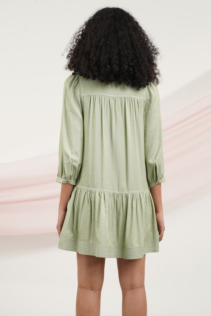 So In Love Dress - Pistachio