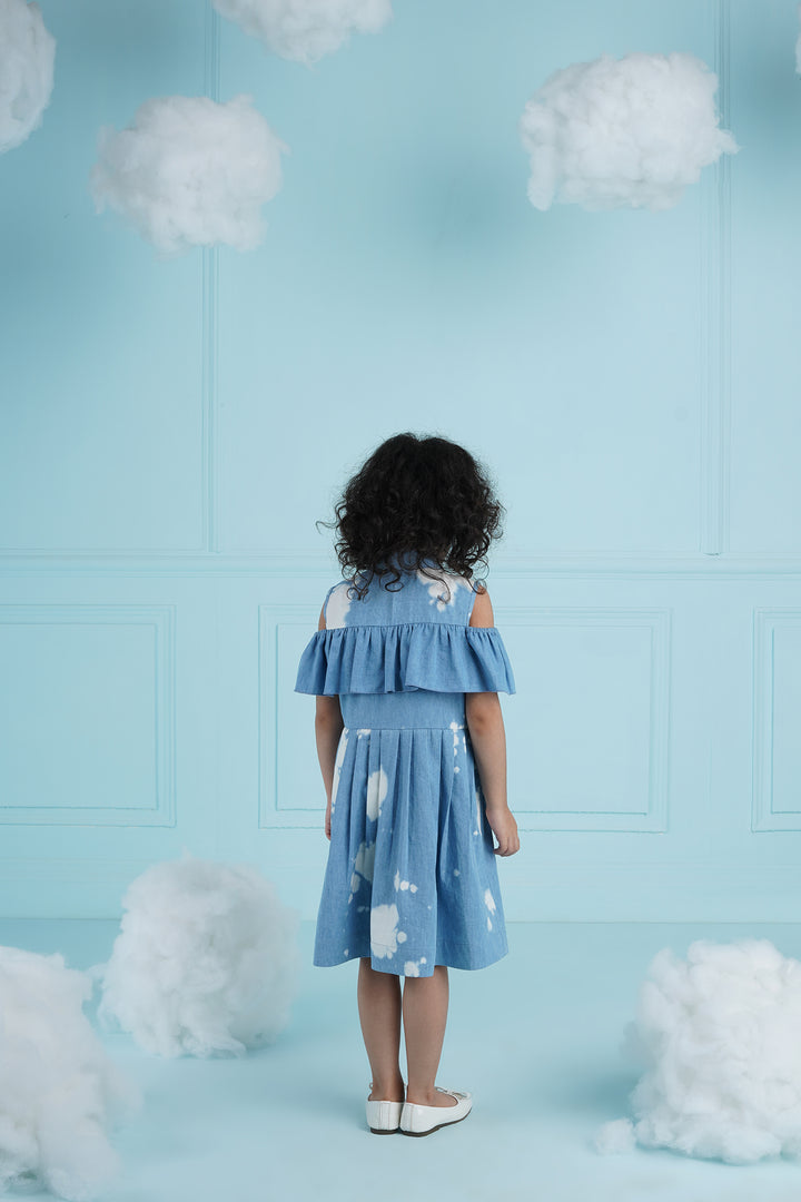 Cotton Candy Dress Blue- Kids