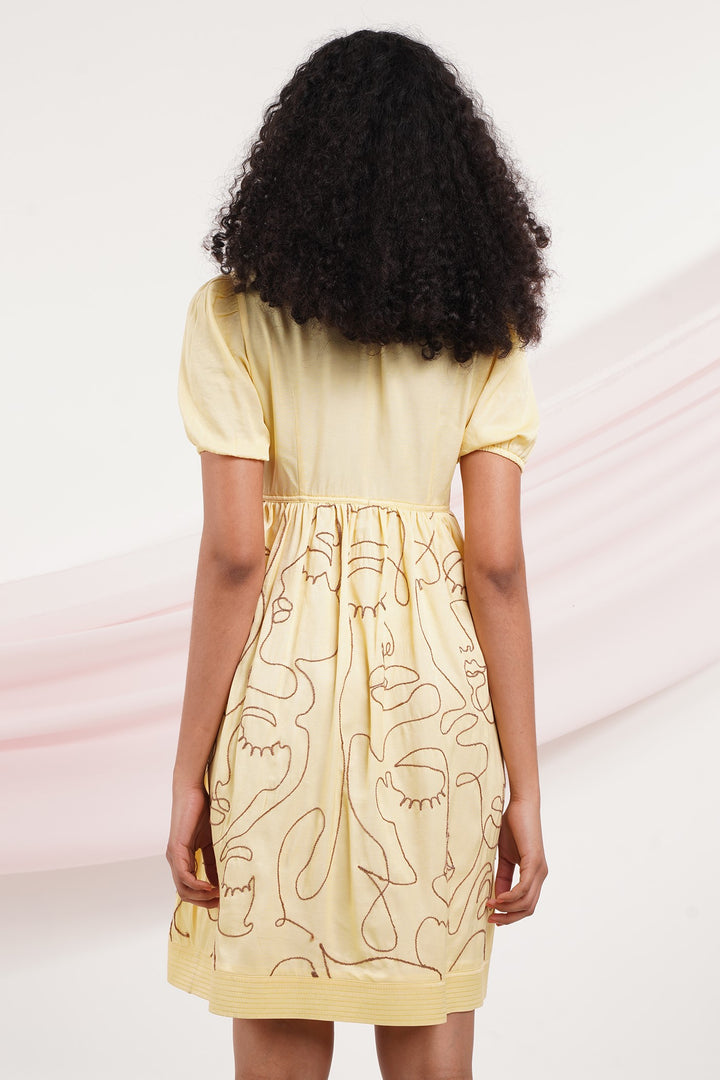 Tia Dress - Yellow