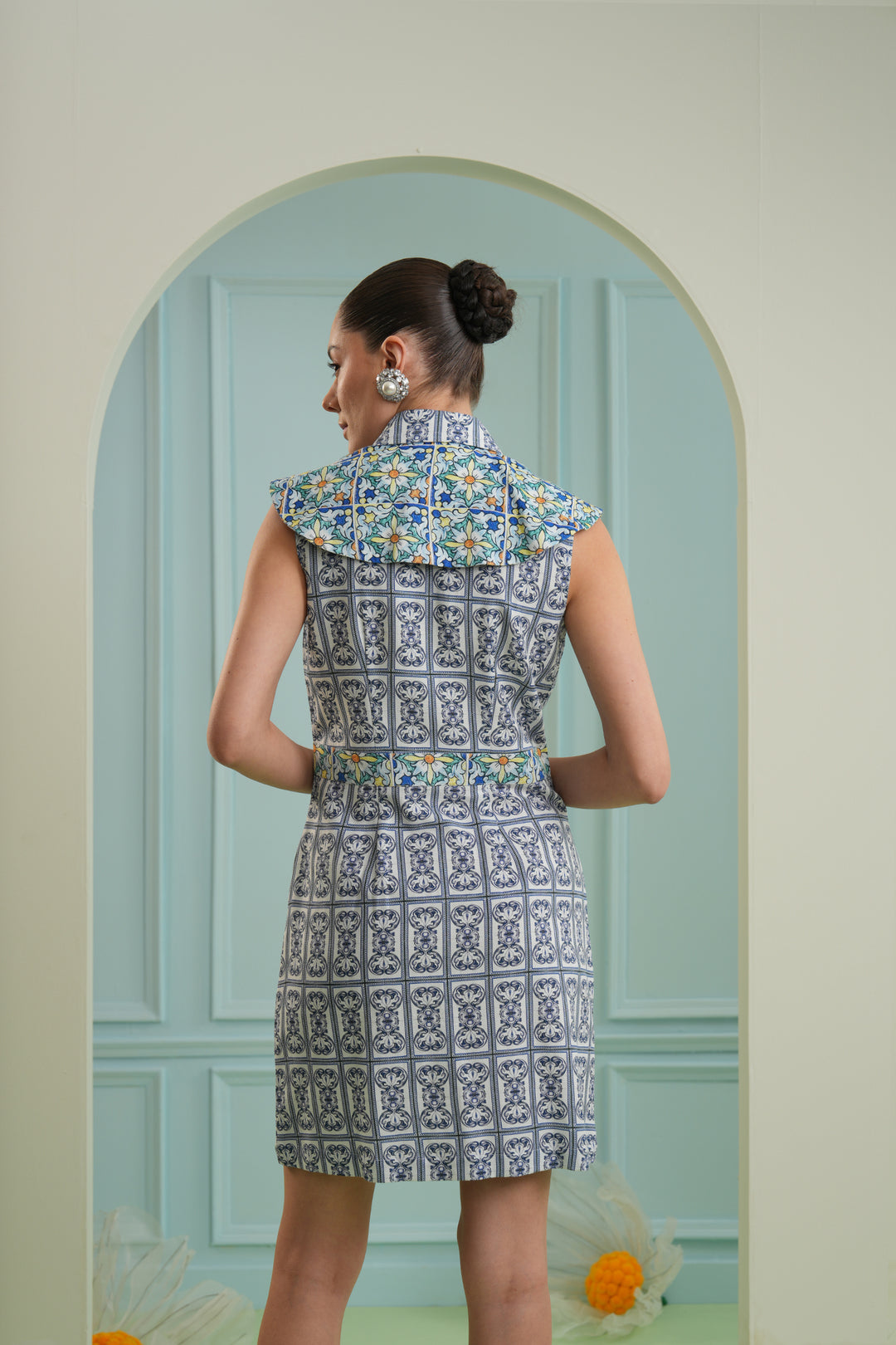 Azulik dress- mosaic