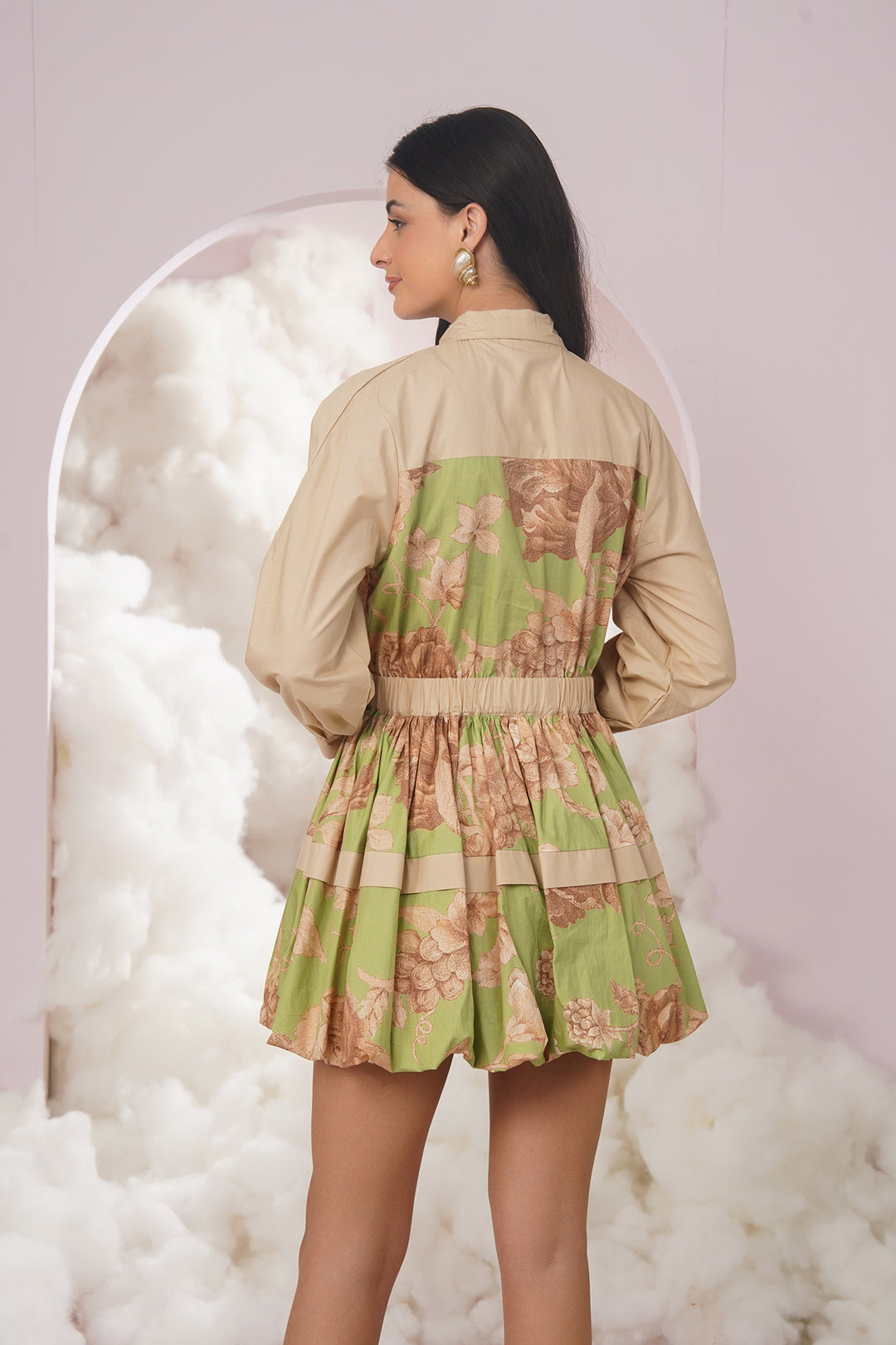 antonia dress- green