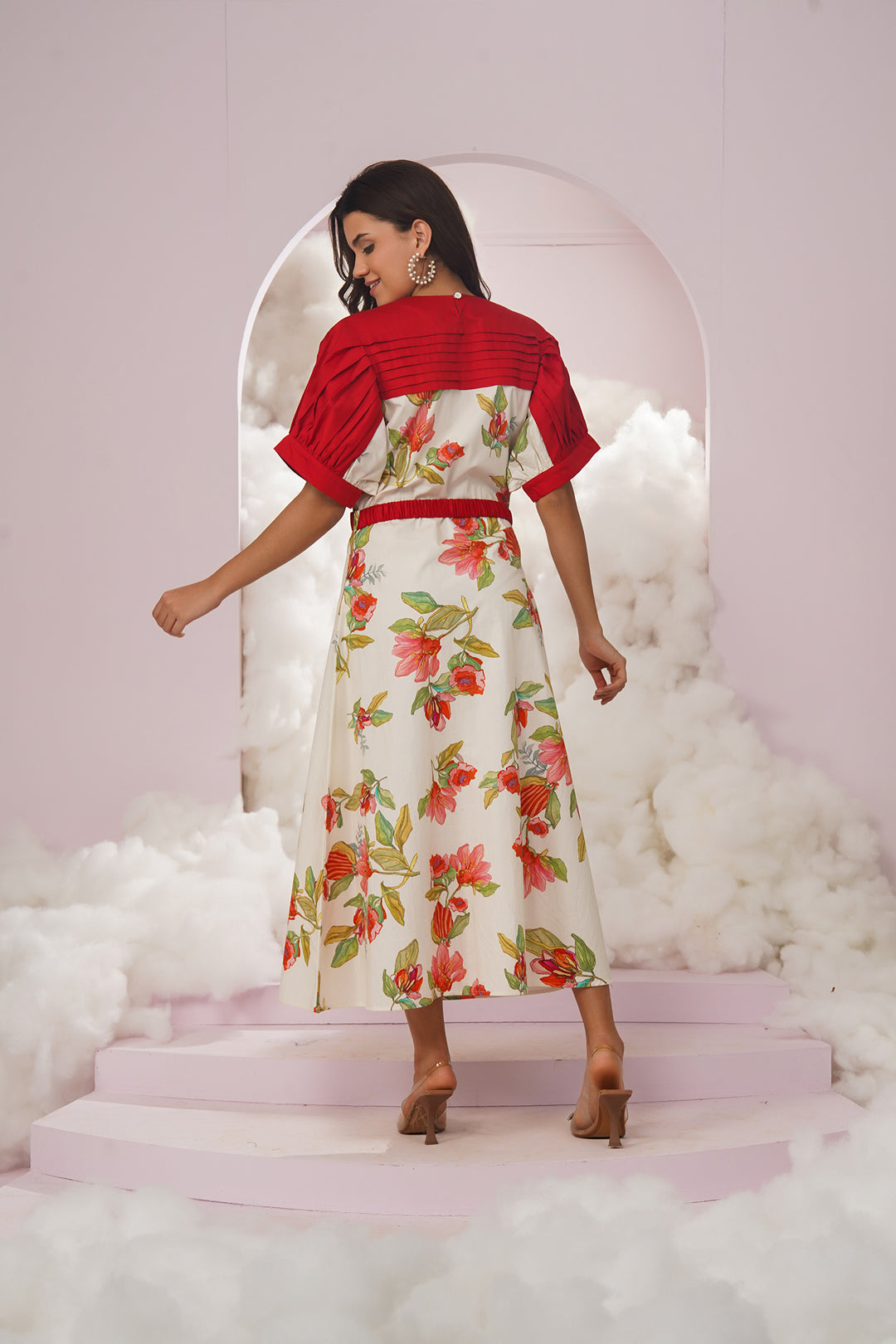 edgar dress- red