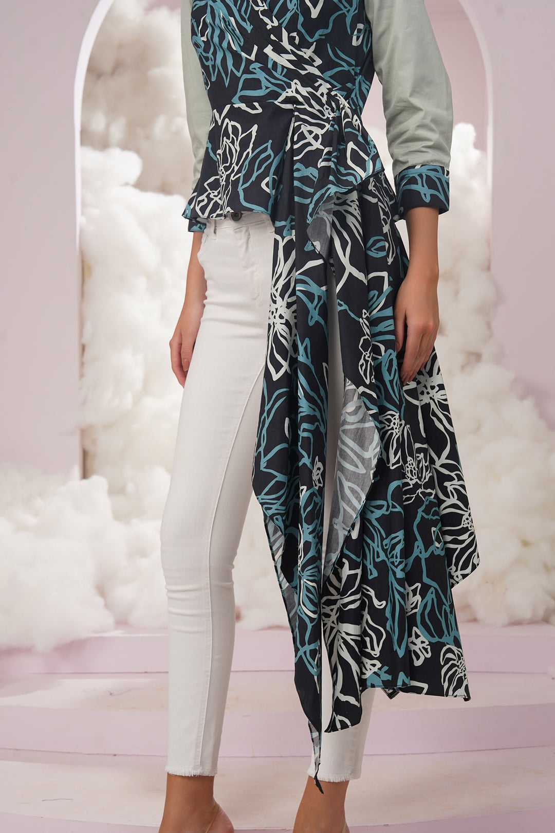 fio top - blue