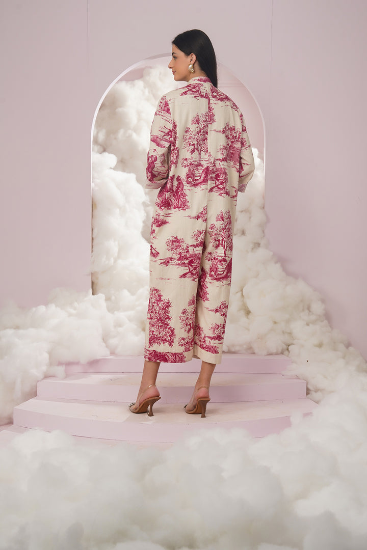 savana jumpsuit- pink