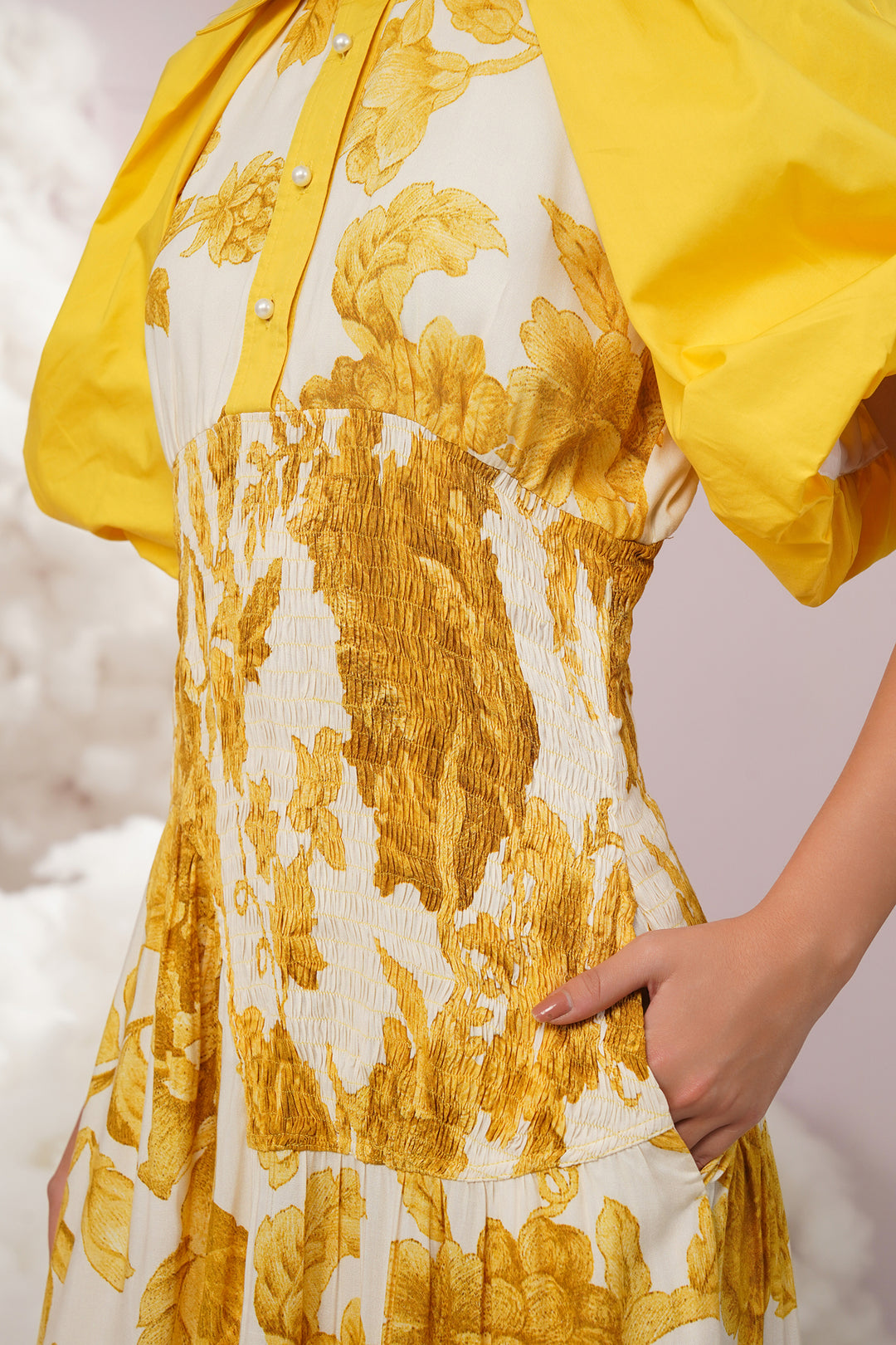 Muskan Sethi In alba dress - yellow