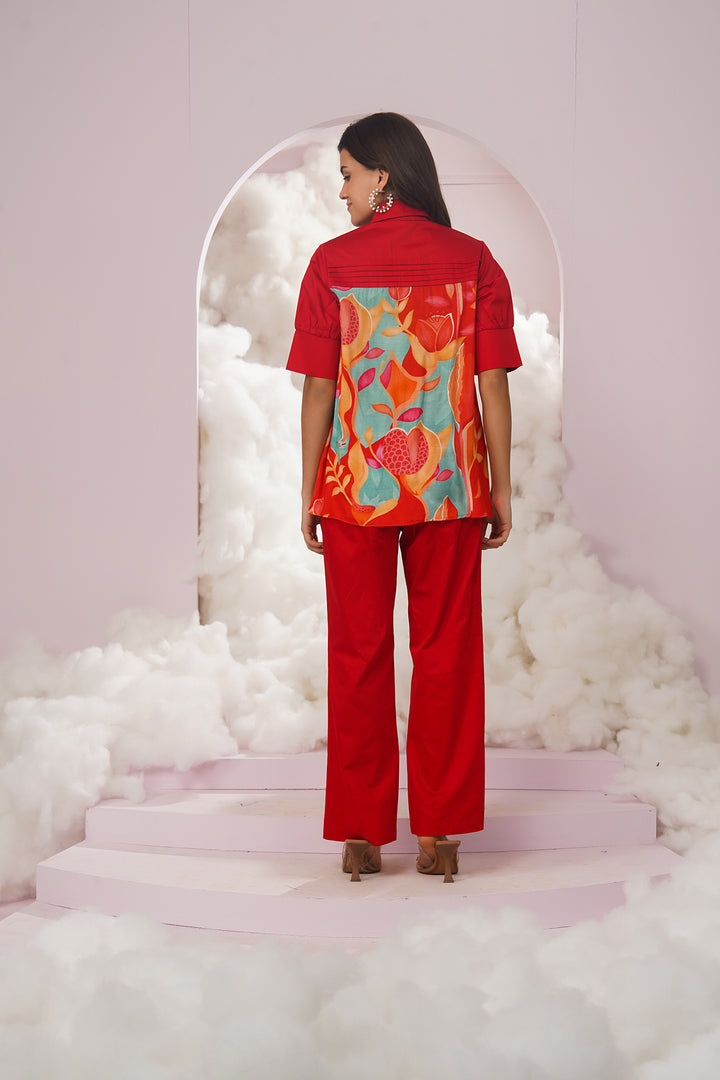 jasper top- red
