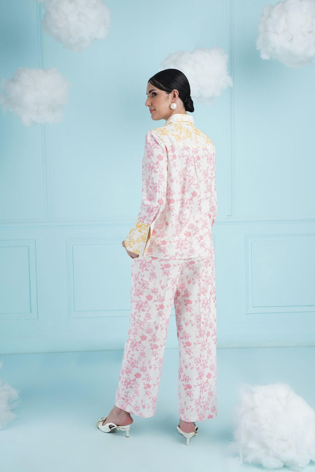 Hisani Top - Yellow And Pink