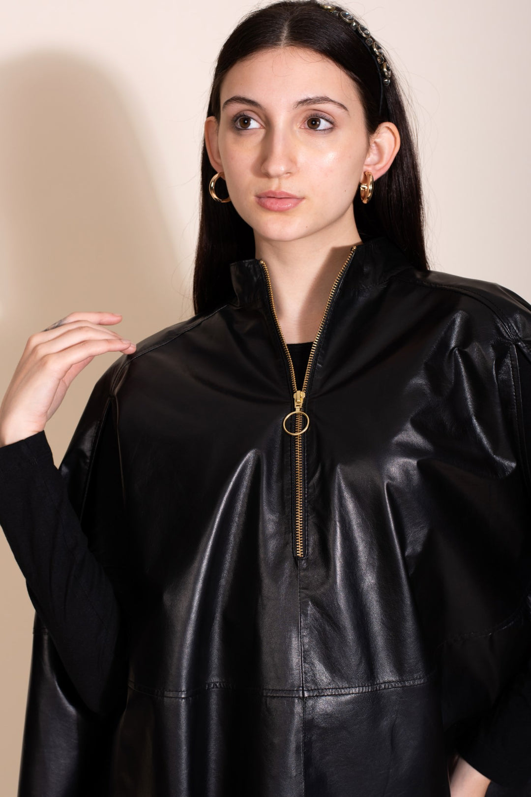 Yaylie's Poncho Jacket - Black